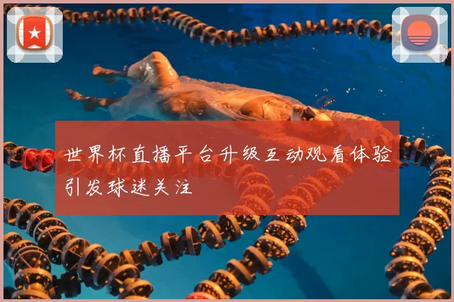 世界杯直播平台升级互动观看体验引发球迷关注