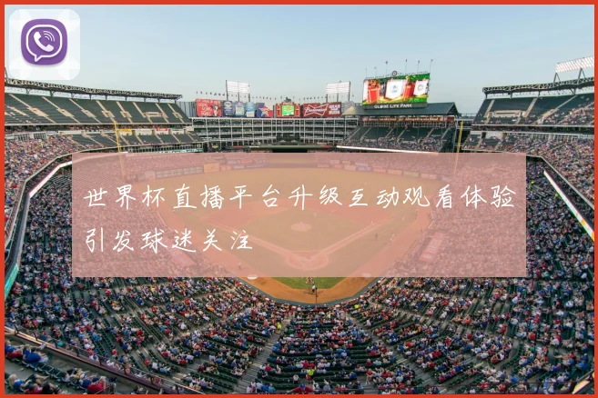 世界杯直播平台升级互动观看体验引发球迷关注